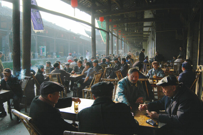 Yang He - Teahouse-in-ancient-town